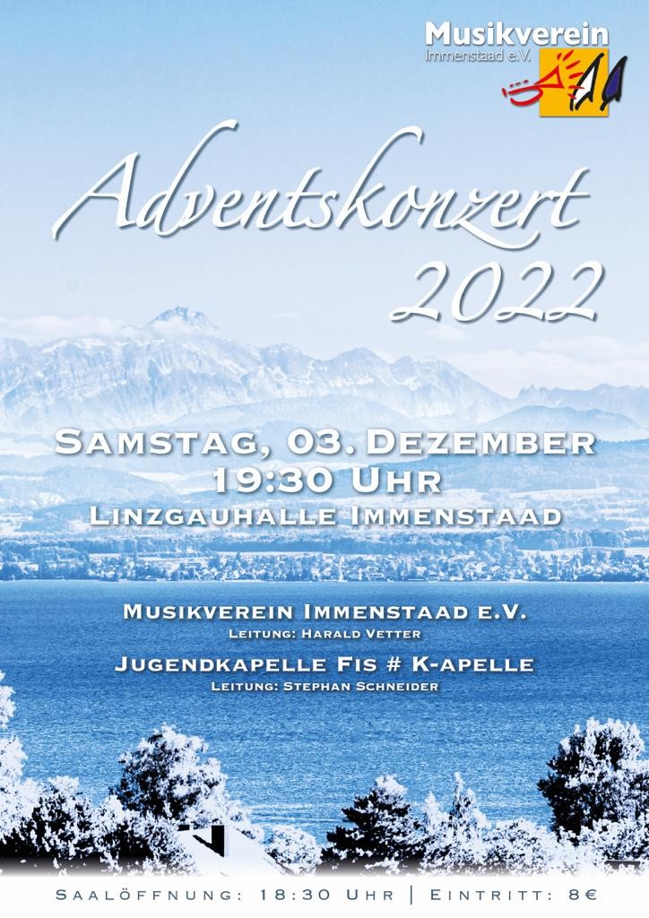 2022 Adventskonzert Plakat